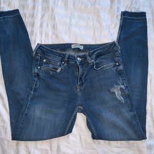 Zara Premium Denim Collection Ripped Jeans